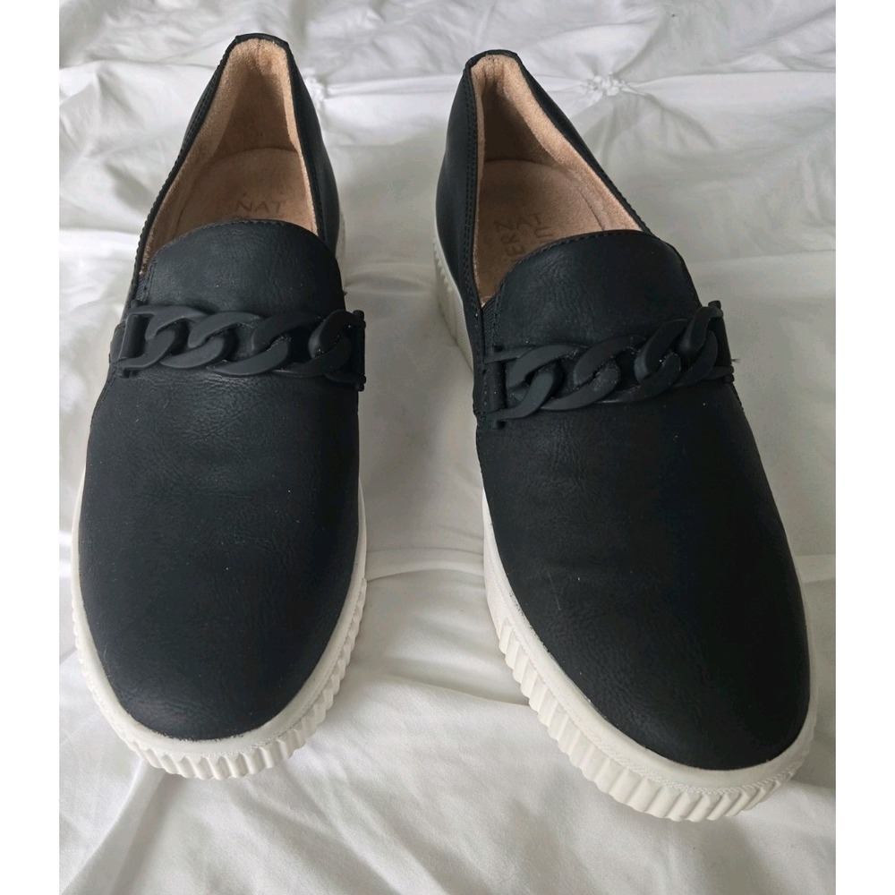 Naturalizer Women Black Brown Leather Size 10 US, EUR41, CM 26